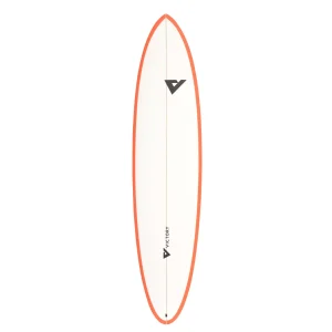 Victory Surfboards - Midlength - Epoxy - Futures - Matt Orange / White